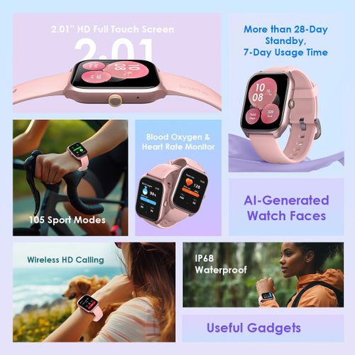 Oraimo Watch 5 Lite 2.01" HD IP68 Smart Watch Item | Buy Oraimo Watch 5 Lite 2.01" HD IP68 Smart Watch | SPOP Enterprise Global